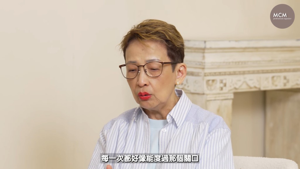 馮素波一直都豁達面對生死。 馮素波一直都豁達面對生死。