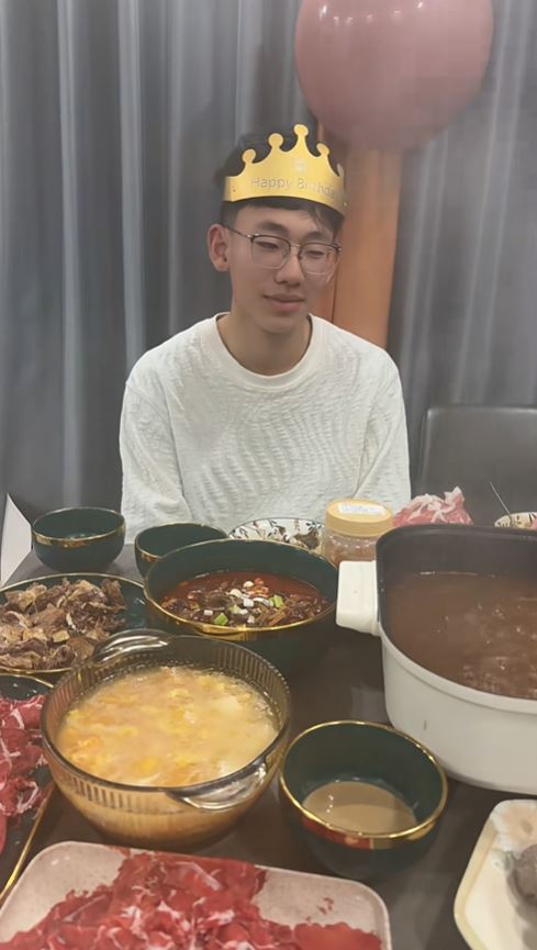 寧波人妻麗萍為16歲兒子每朝準備的極豐盛早餐。抖音