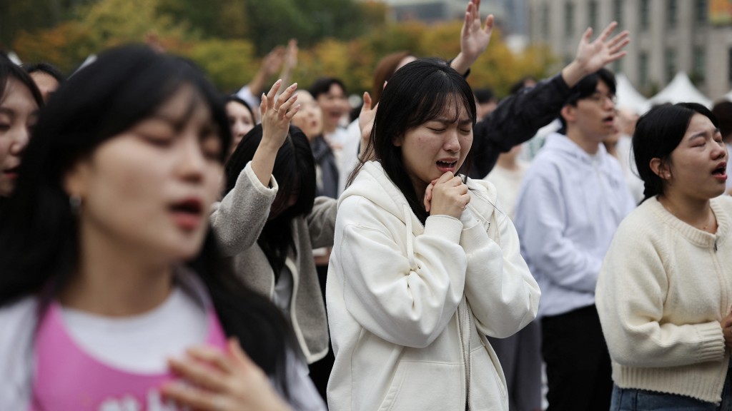 南韩基督教团体号召110万人上街反同性婚姻。 路透社