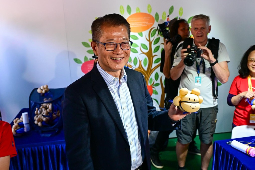 陳茂波今日出席「LIV Golf」活動。