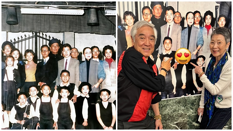 50年代殿堂級演員相隔68年終極同框！童年舊照曝光驚嘆時光飛逝 才女原來早已做大姐姐