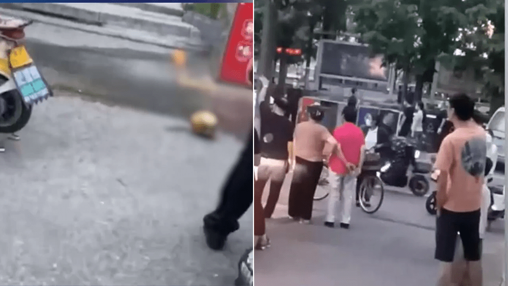 醫院外垃圾桶疑撿到人頭，江蘇邳州回應稱，疑似是頭蓋骨，法醫正查證。