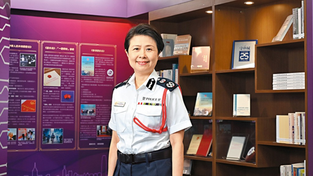 警務處副處長劉賜蕙榮休在即 維護國安最自豪 寄語後輩:勇於擔當保家衛國。警聲圖片