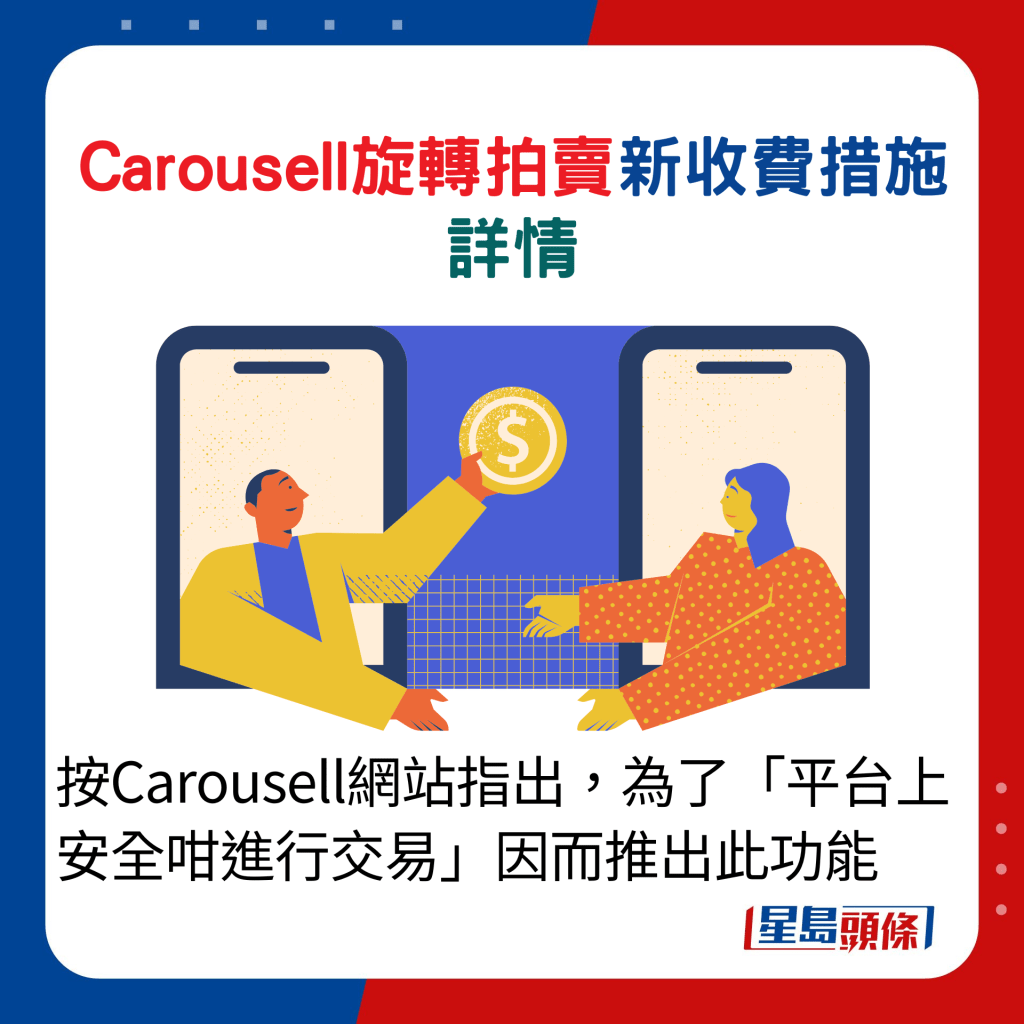 按Carousell网站指出，为了「平台上安全咁进行交易」因而推出此功能