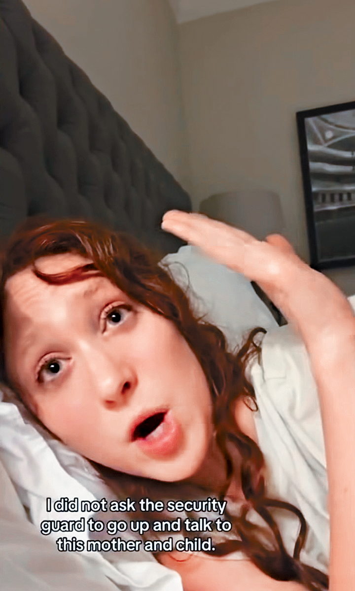 Chappell為保安的過分行為向母女道歉。