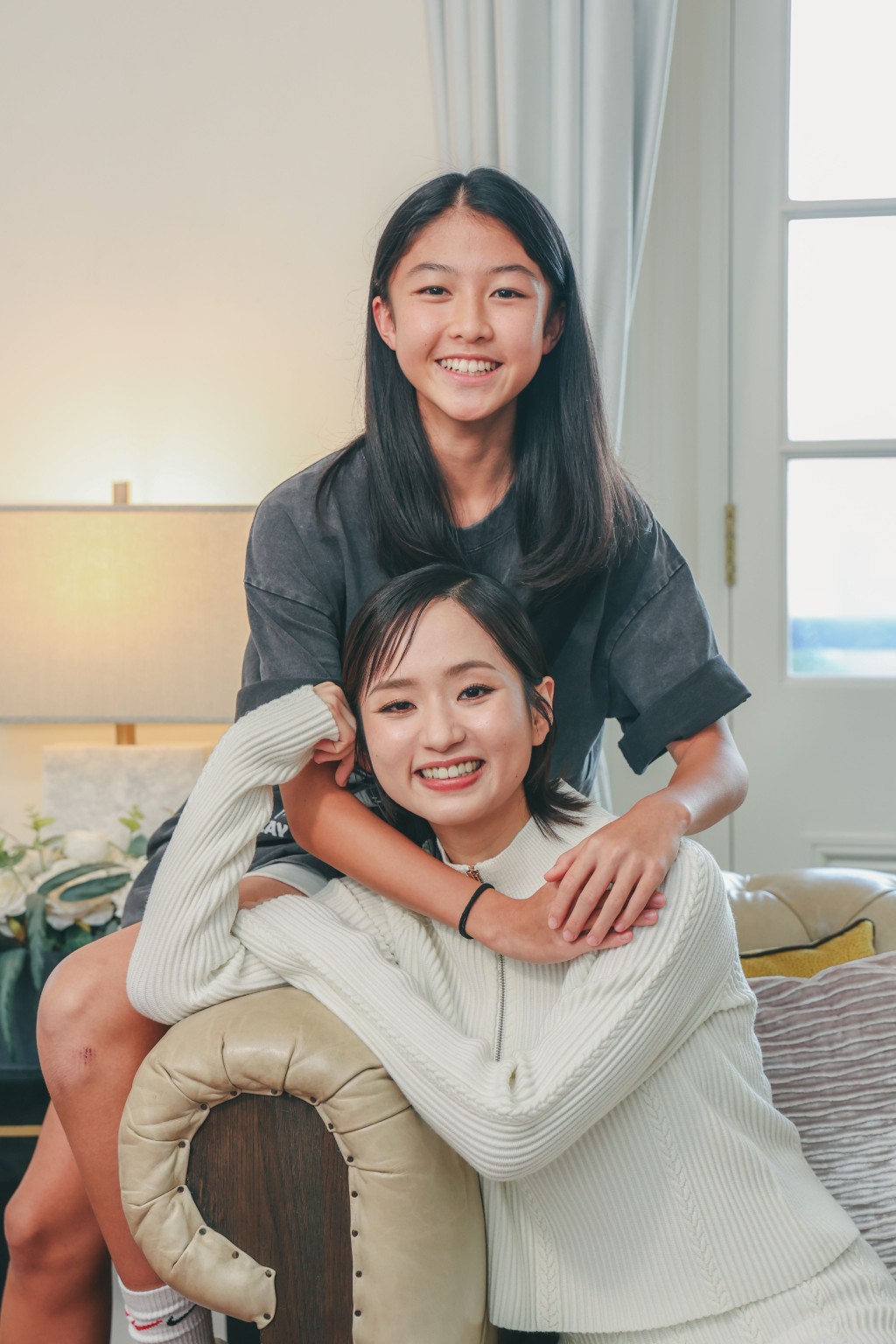 梁雍婷、周衹月扮演母女，笑容都幾似。