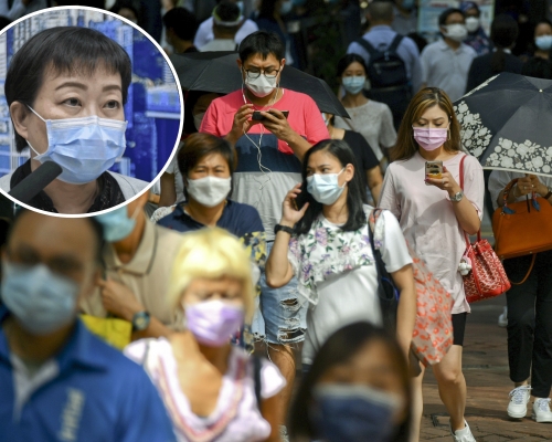 張竹君指不開疫情記者會不代表社區安全。 資料圖片