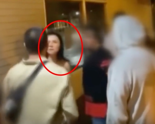 其中一名女子破口大駡先。影片截圖