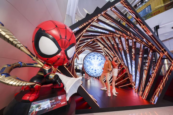 喜歡蜘蛛俠的朋友，今個聖誕檔期不妨來到銅鑼灣希慎廣場朝聖。