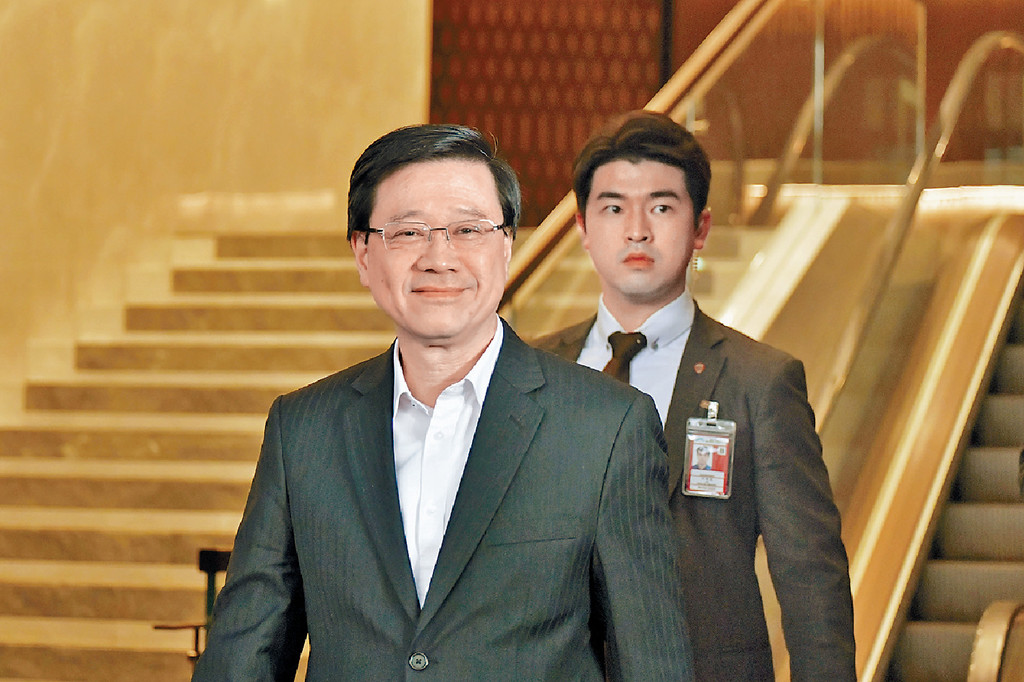 ■李家超表示說，習近平的關心，更激勵他努力不懈，令香港成為更美好的家園。