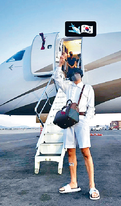 ■V上載上機照及受傷照，見傷口頗深。