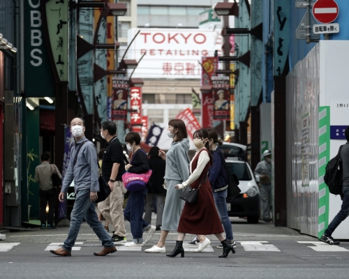 東京增284人確診,近2個月最多。AP圖片