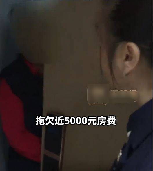 吳先生積欠酒店5000元房費但「賴死唔走」。潮新聞