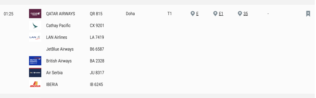 QR815航班仍未更新最新情況。flightradar24.com截圖 QR815航班仍未更新最新情況。flightradar24.com截圖