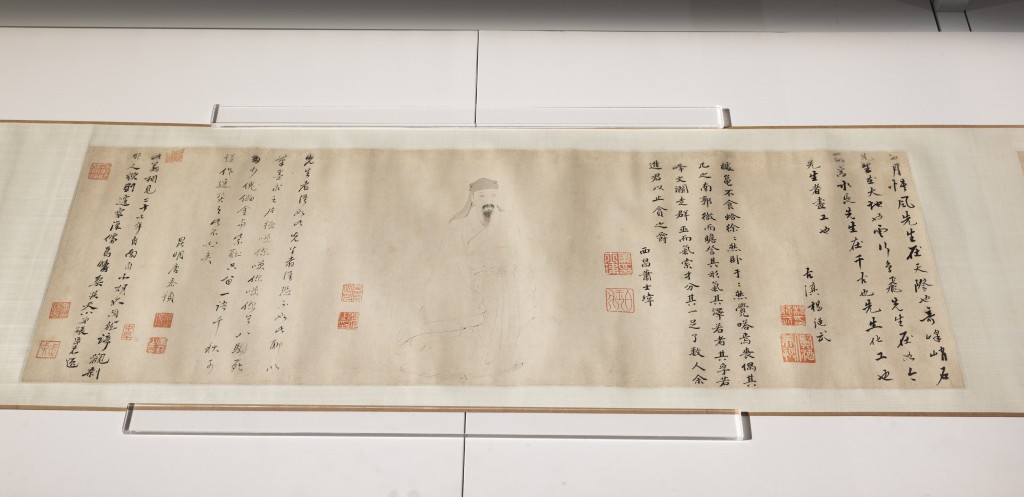 曾鯨（1564–1647年） 葛震甫像（一作葛一龍像）* 明，十七世紀早中期 紙本設色手卷