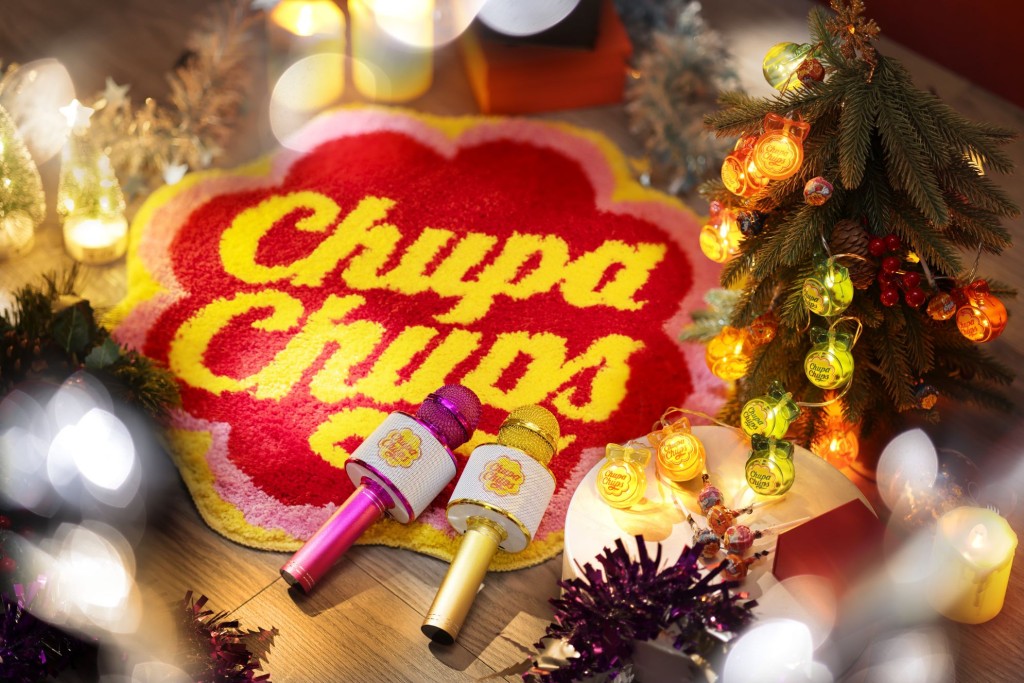  「東薈城名店倉x 珍寶珠」限定派對禮品軟綿綿地毯及閃炫唱K神器（圖片來源：東薈城）