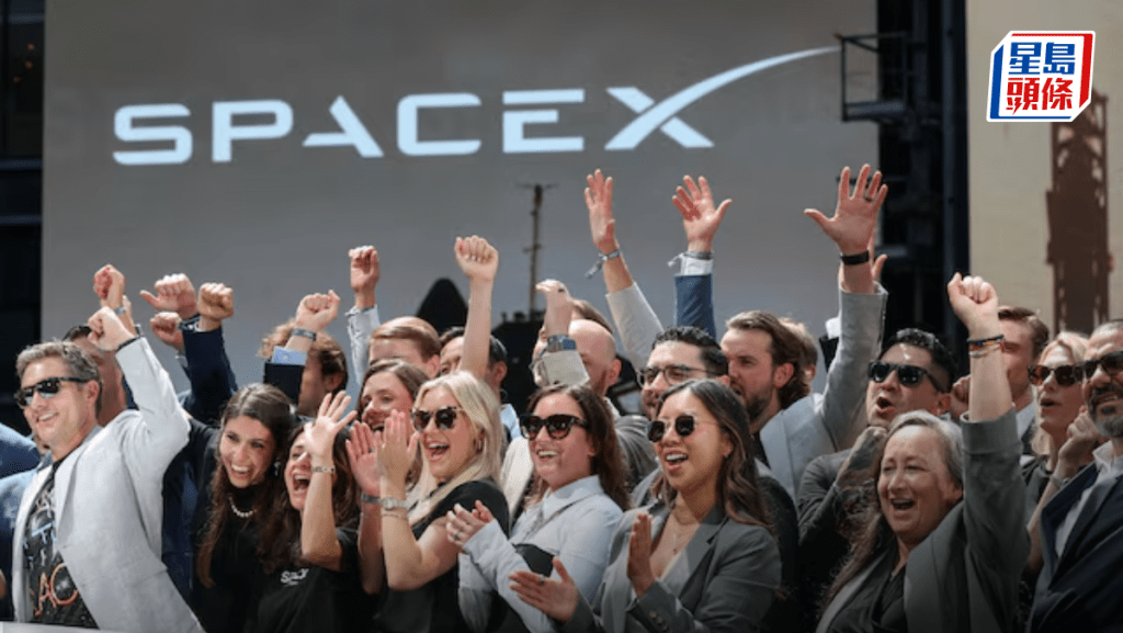 道指再升逾300点再创新高 SpaceX曾飙17% 成第四大市值公司 超越微软及亚马逊