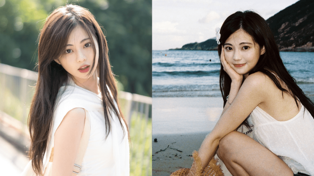 「TVB御用學生妹」區明妙浸溫泉豐滿身材表露無遺　清純氣質配白色泳裝極吸睛