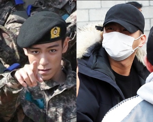 粉絲都期待明日見到T.O.P報到一刻；徐仁國今午就包到實入伍。