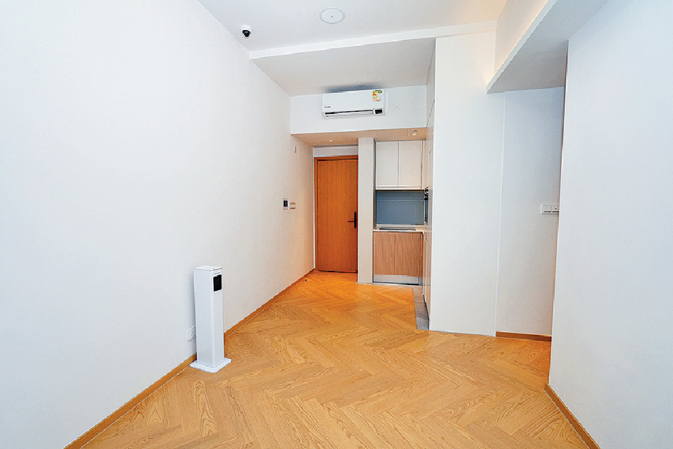 ■標準樓層Q單位，2房（開放式廚房）間隔，面積454方呎。