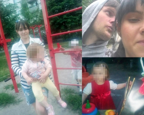 烏克蘭兩歲女孩受被發現奄奄一息,與陳屍屋內父母達9天。(網圖)