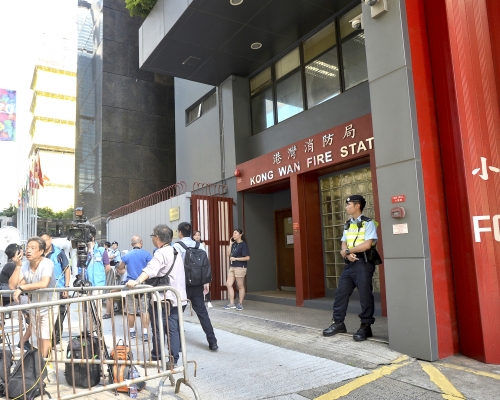 據知,該名消防人員駐守港灣消防局。資料圖片