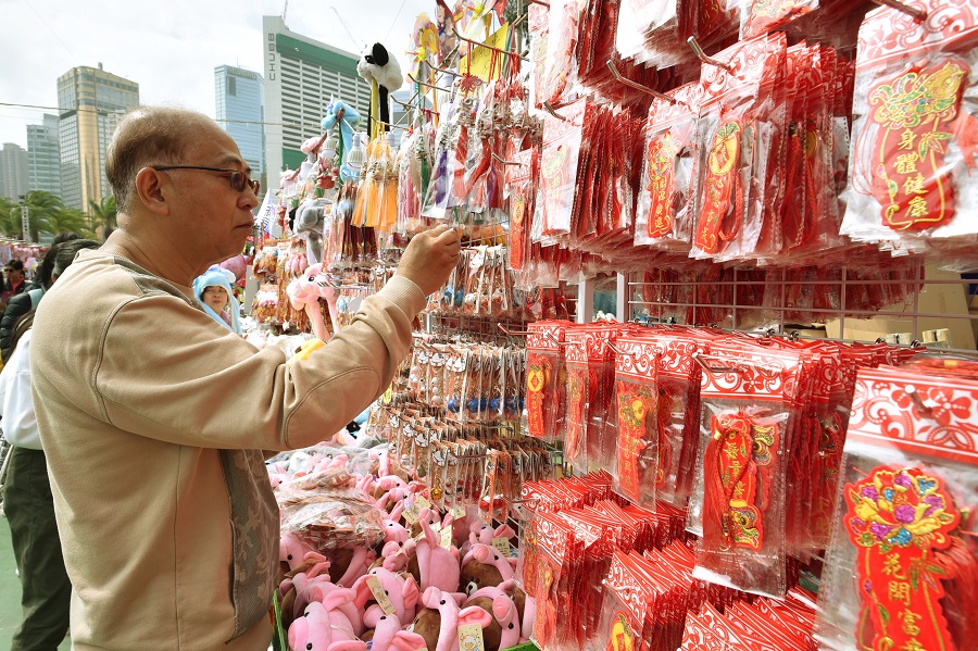 明年年宵市场将不设干货。资料图片