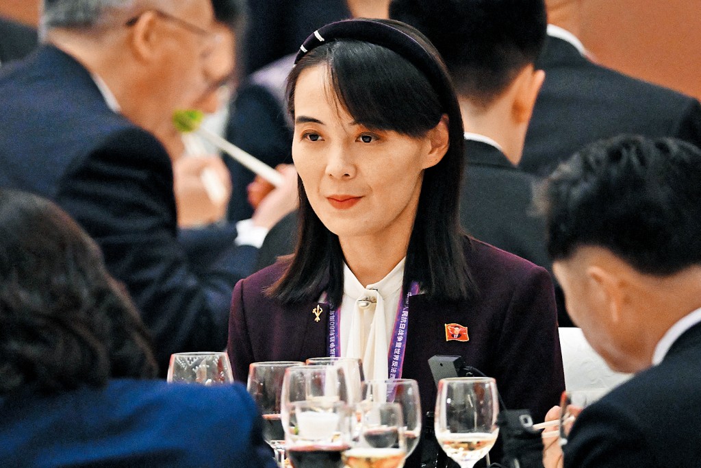 金正恩的妹妹金与正去年9月摄于北京。