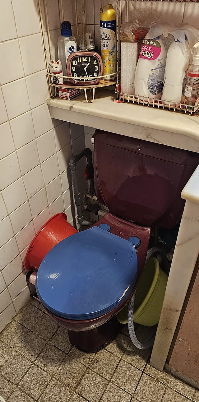 舊坐廁。網上截圖