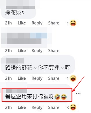 facebook截圖（資料來源：Serene Fu＠facebook青衣街坊吹水會）