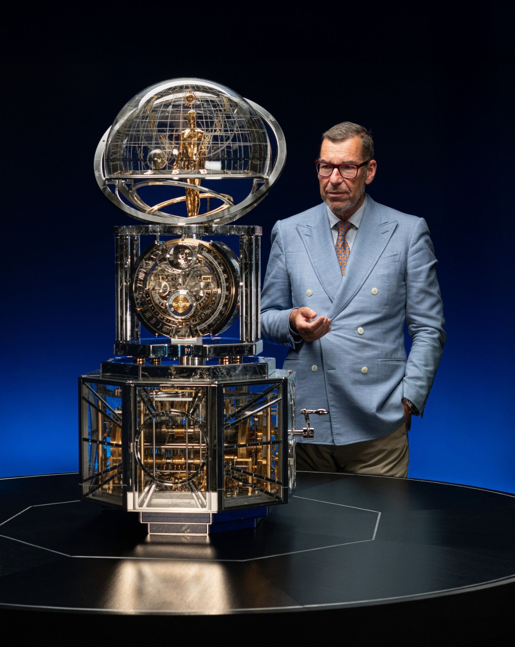 江詩丹頓風格及傳承總監Christian Selmoni。 江詩丹頓風格及傳承總監Christian Selmoni。