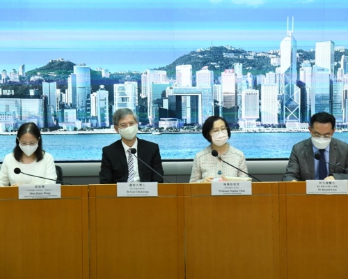 政府下午就變種病毒個案公布應對措施。