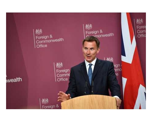 英国外交大臣侯俊伟。资料图片