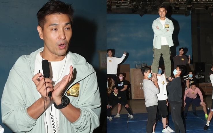 叠罗汉因为有动作所以很困难。