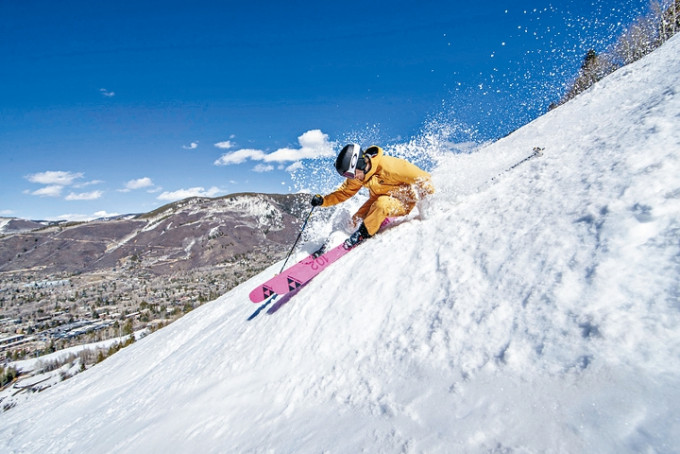 有四大滑雪場的Aspen Snowmass，深受滑雪高手愛戴。