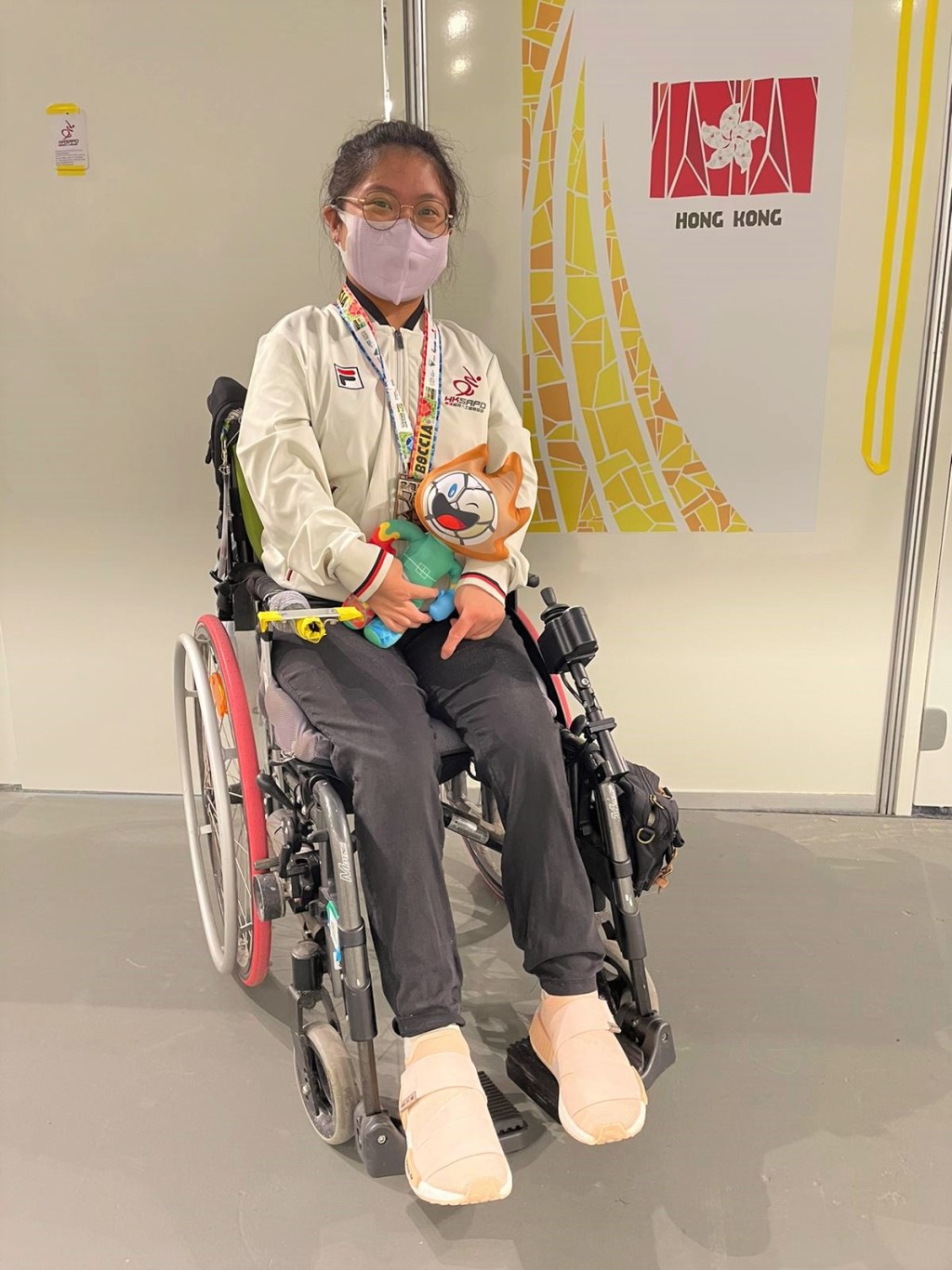 张沅。 香港伤残人士体育协会图片