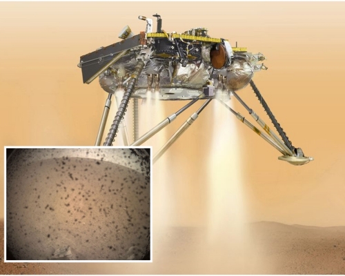 「洞察號」傳回首張照片。