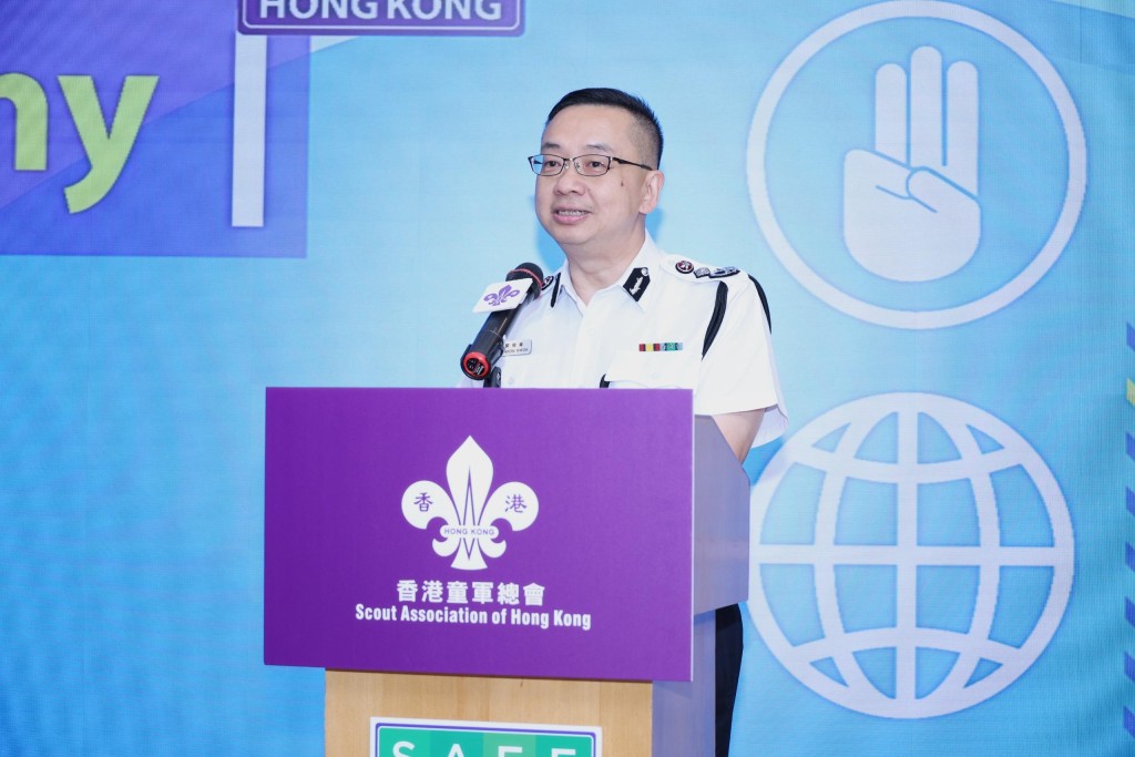 香港入境事務處處長郭俊峯。香港童軍總會供圖 香港入境事務處處長郭俊峯。香港童軍總會供圖
