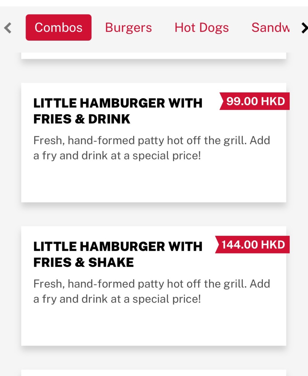 若要選擇奶昔,最平套餐價格為144元。Threads圖片 若要選擇奶昔,最平套餐價格為144元。Threads圖片