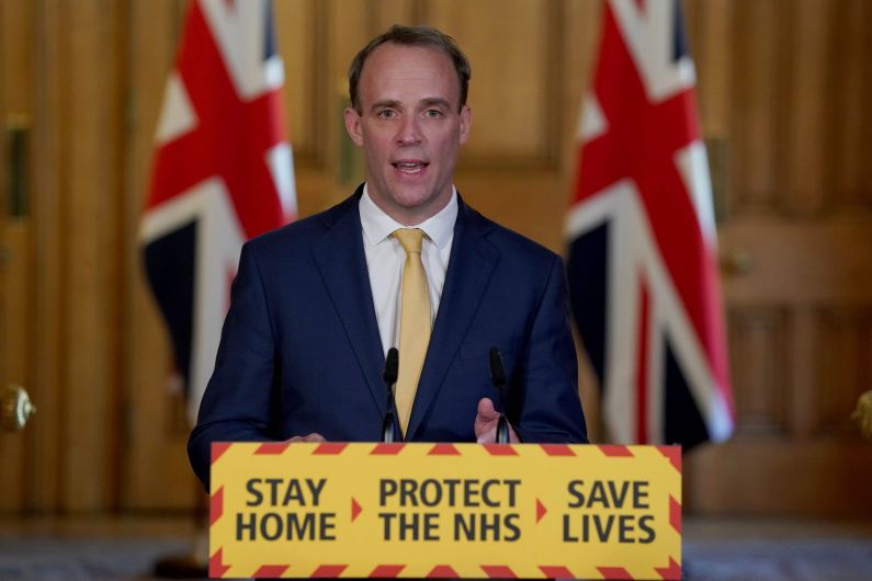 英國外相藍韜文。AP資料圖片
