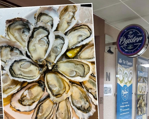 5人進食觀塘The Fat Oyster的生蠔後懷疑食物中毒。The Fat Oyster fb圖片