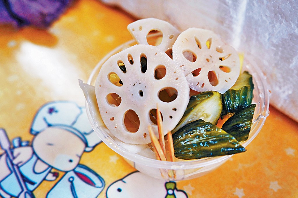 醃菜俘虜一眾客人的味蕾。