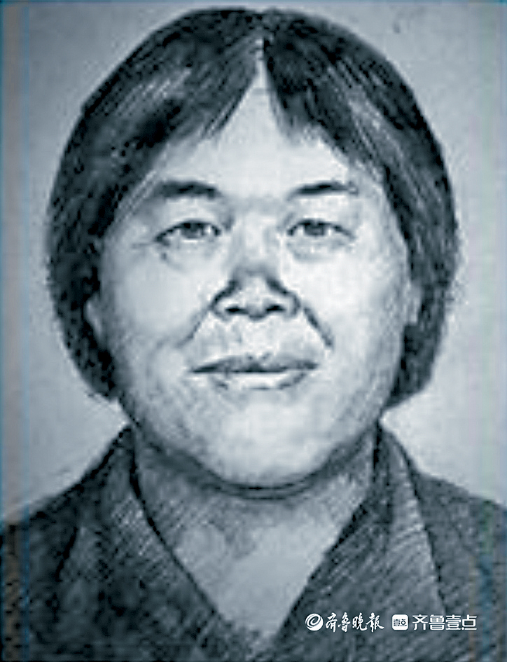 2019年3月，林宇輝繪製的「梅姨」畫像。