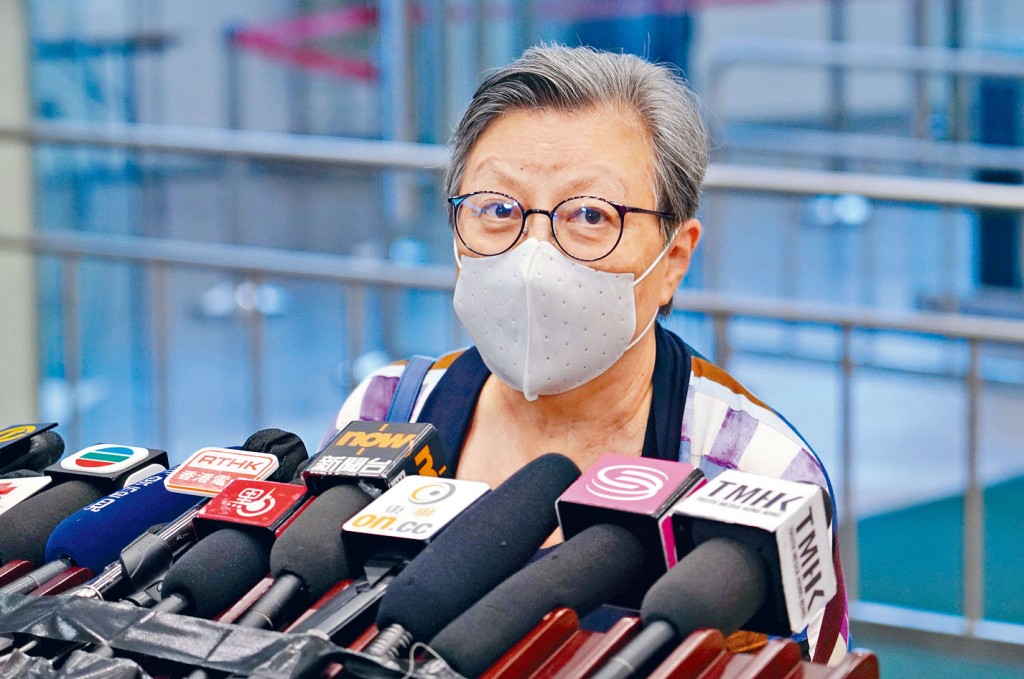 ■立法會前主席范徐麗泰表示，回歸前立法機關與政府關係和諧。