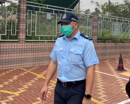 被襲警長鍾宏業。陳楚琨攝