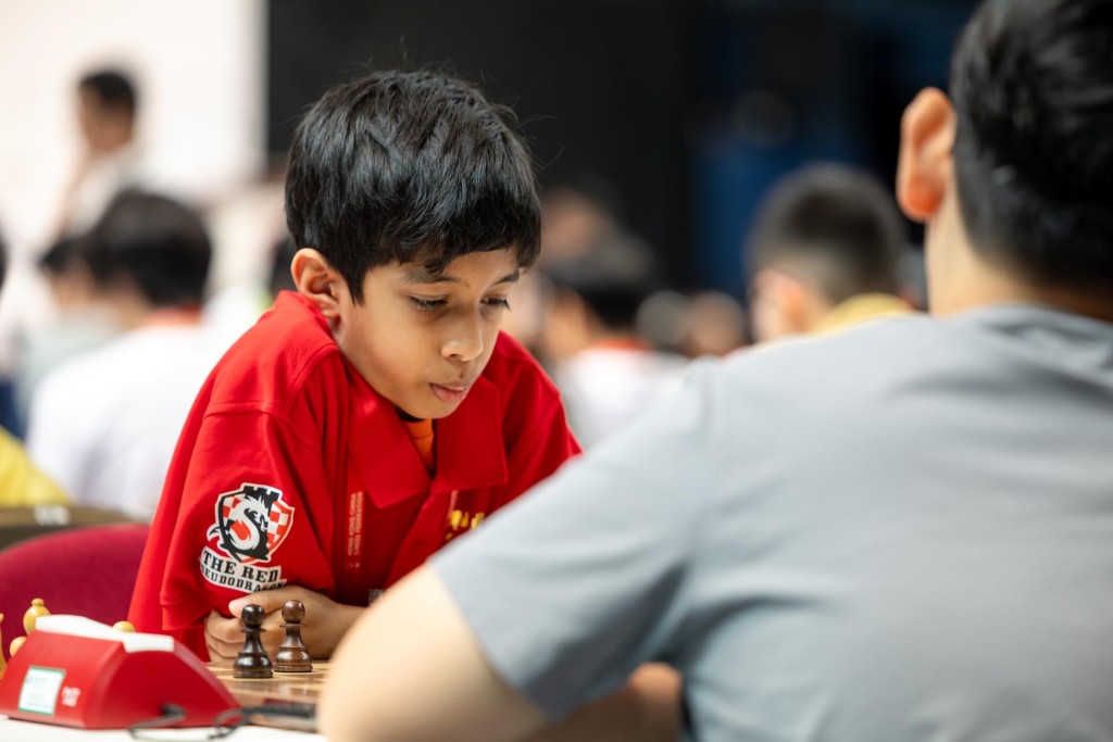 he Red Rseudodragon隊的８歲棋手Ashwath Kaushik