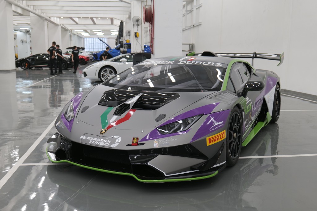 ●开幕礼首展Huracán Super Trofeo Evo赛车版。