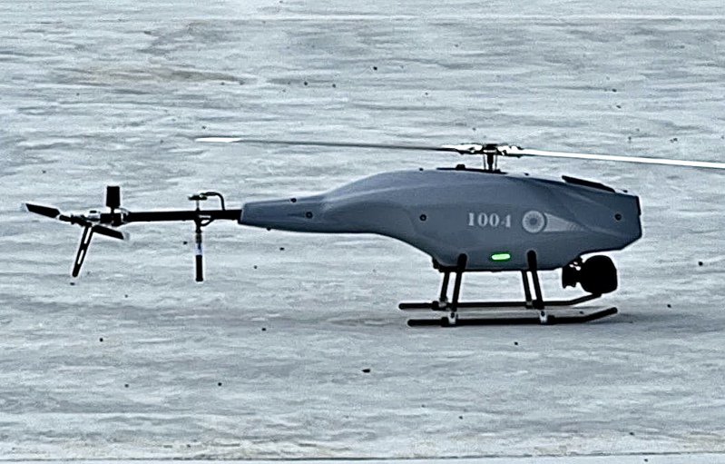 台灣新研發的旋翼式無人機。