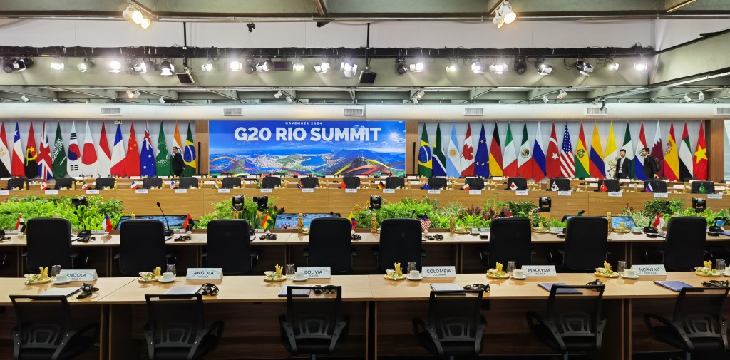 G20峰會會場。（新華社）