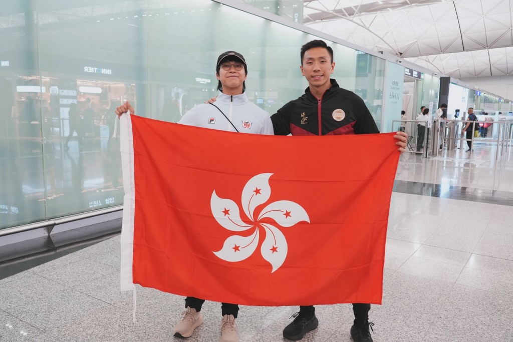 吳業坤首以港隊身份出戰空手道賽,輸得很痛快。 吳業坤首以港隊身份出戰空手道賽,輸得很痛快。